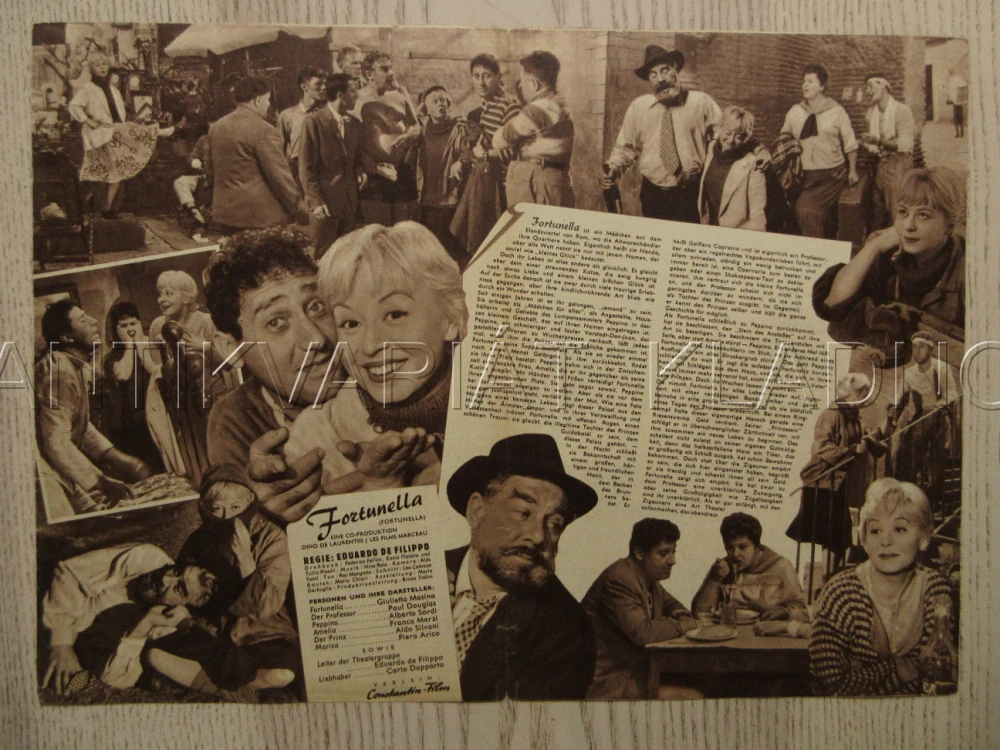 FORTUNELLA, G. MASINA, P. DOUGLAS, A. SORDI, BIO PROGRAM Č. 4454