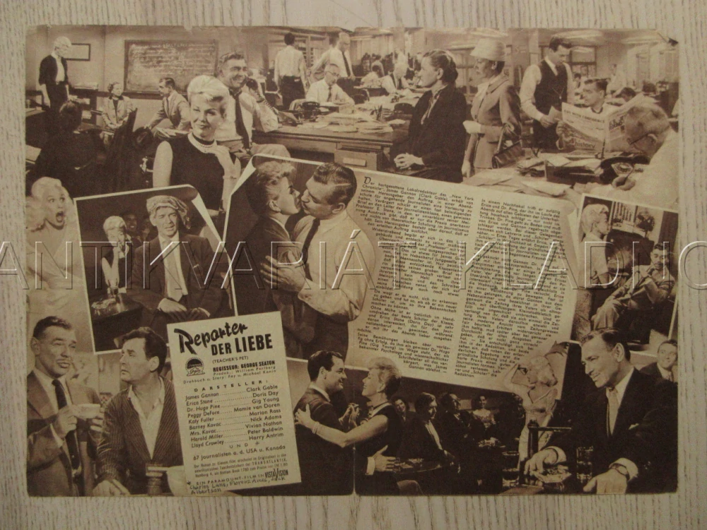 UČITELČIN MILÁČEK, C. GABLE, D. DAY, G. YOUNG, BIO PROGRAM Č. 4623