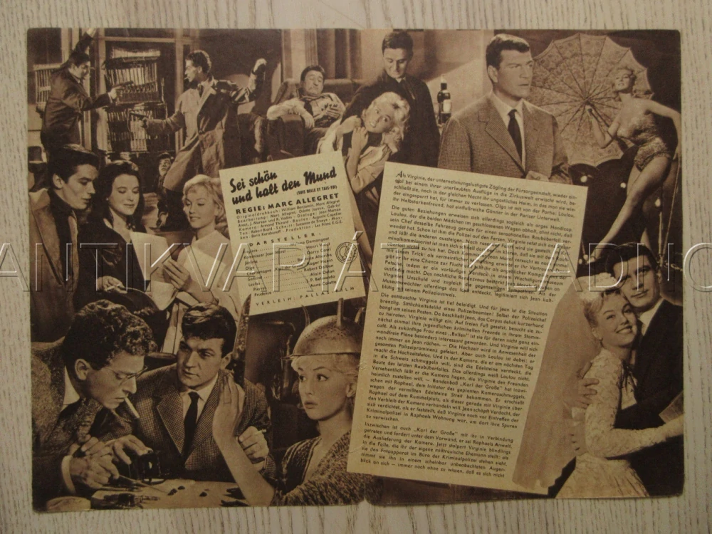 SOIS BELLE ET TAIS-TOI!, M. DEMONGEOT, H. VIDAL, D. COWL, BIO PROGRAM Č. 4684