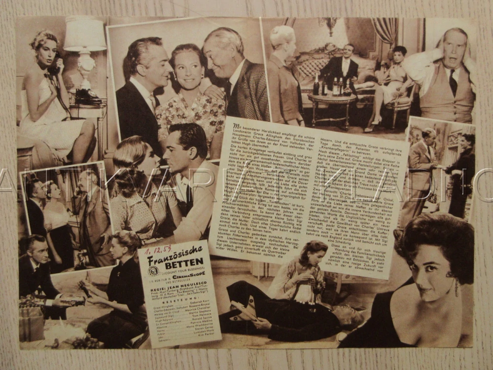 COUNT YOUR BLESSINGS, D. KERR, R. BRAZZI, M. CHEVALIER, BIO PROGRAM Č. 4954
