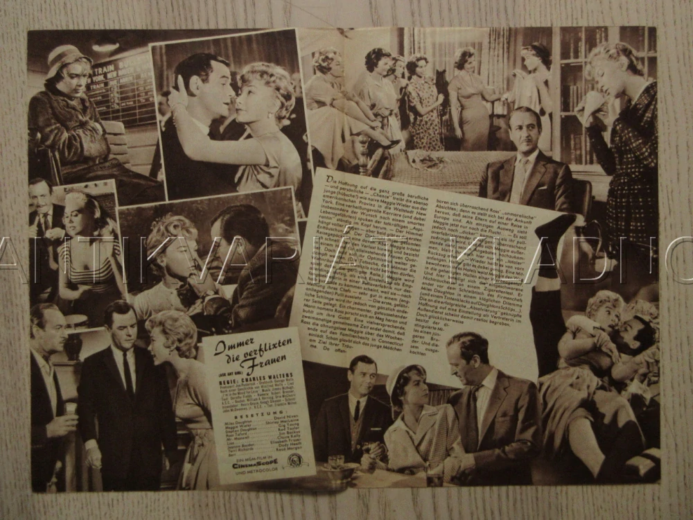 ASK ANY GIRL, D. NIVEN, S. MACLAINE, G. YOUNG, BIO PROGRAM Č. 5010