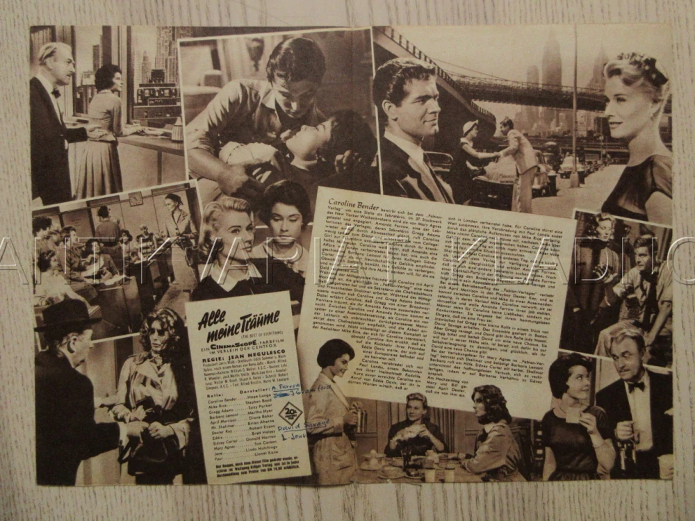 THE BEST OF EVERYTHING, H. LANGE, S. BOYD, S. PARKER, BIO PROGRAM Č. 5063