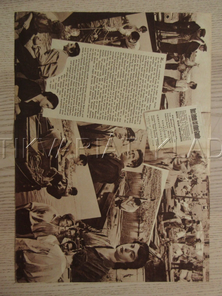 VELKÁ MODRÁ CESTA, Y. MONTAND, A. VALLI, M. GIROTTI, BIO PROGRAM Č. 5131