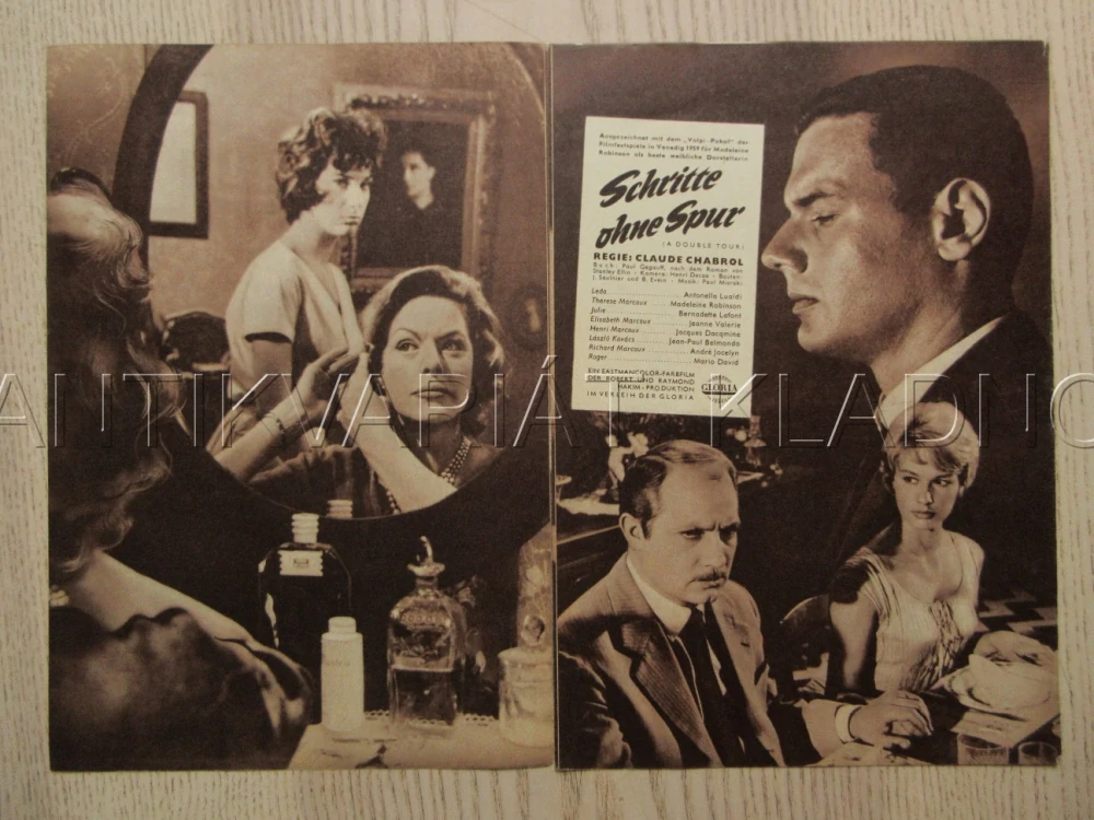 NA DVA ZÁPADY, J.-P. BELMONDO, A. JOCELYN, A. LUALDI, BIO PROGRAM Č. 05234