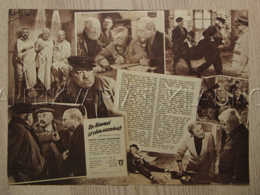 STARÁ GARDA, J. GABIN, P. FRESNAY, NOEL-NOEL, BIO PROGRAM Č. 5399