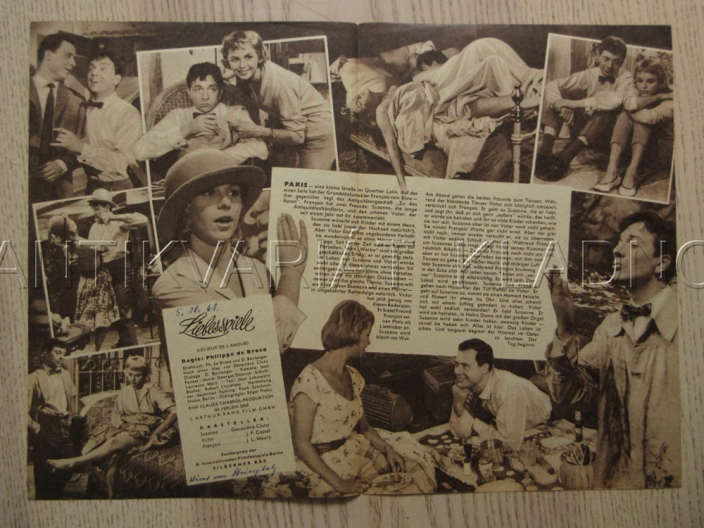HRY LÁSKY, G. CLUNY, J. P. CASSEL, J. L. MAURY, BIO PROGRAM Č. 5441