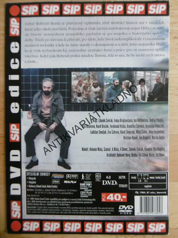 CO JE VÁM DOKTORE?, SVĚRÁK, DVD FILM 