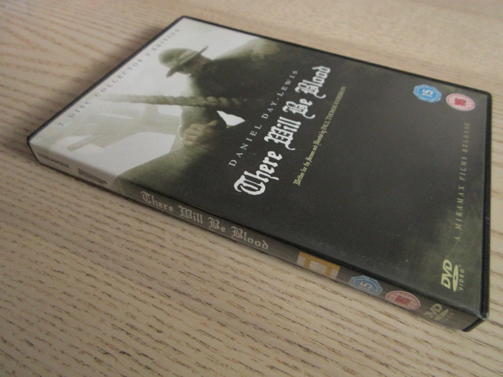 THERE WILL BE BLOOD, D. DAY-LEWIS, P. DANO, GB OBAL, 2X DVD FILM