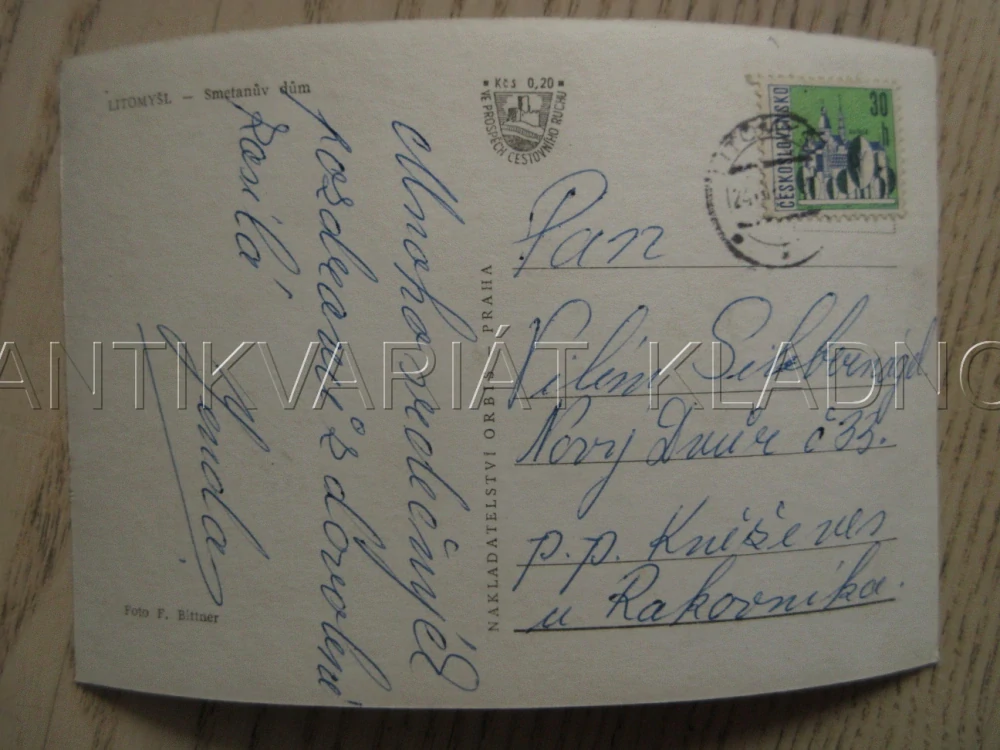 LITOMYŠL, SMETANŮV DŮM, NÁMĚSTÍ, OKRES SVITAVY, POHLEDNICE 737