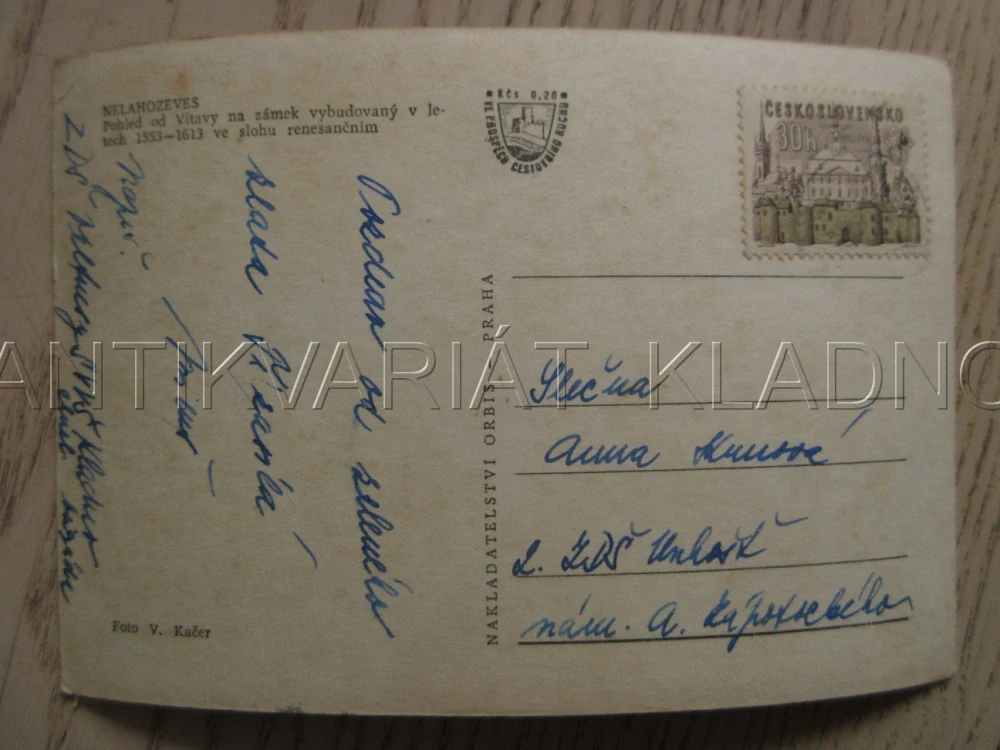 NELAHOZEVES, VLTAVA, RENESANČNÍ ZÁMEK, OKRES MĚLNÍK, POHLEDNICE 775