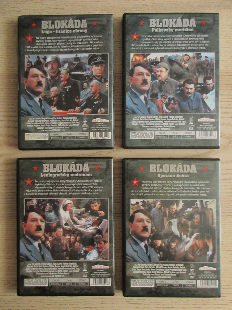 BLOKÁDA, 1-4, DVD FILM DOKUMENT