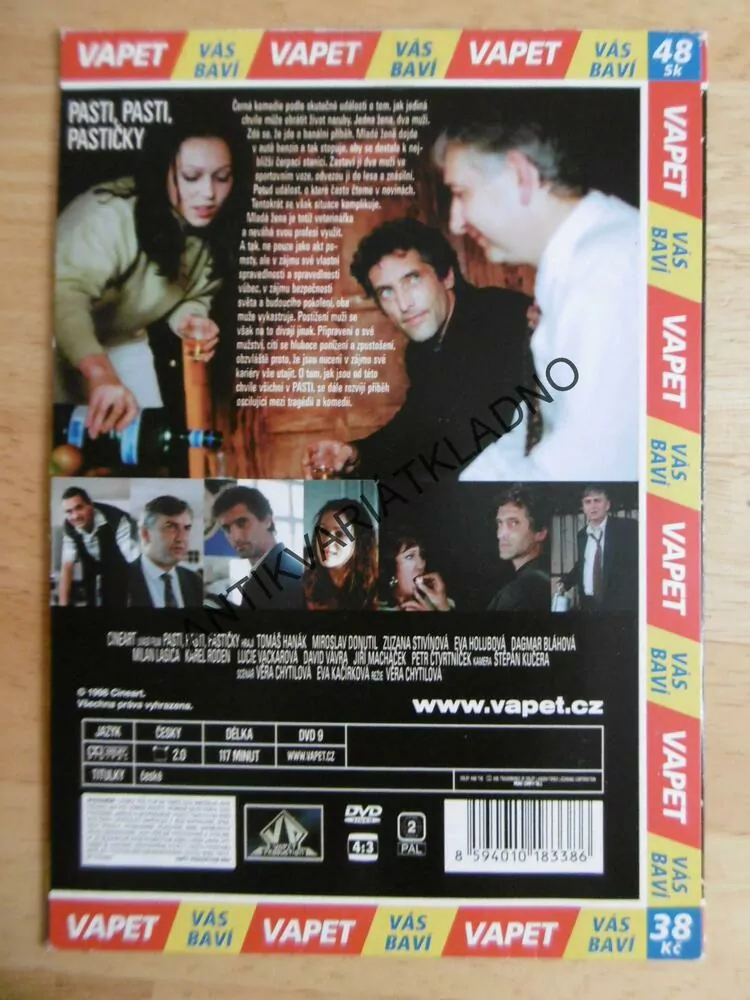 PASTI, PASTI, PASTIČKY, DVD FILM 