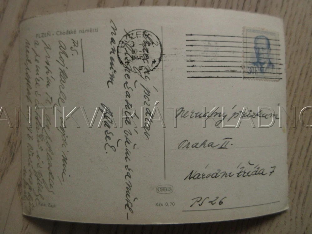 PLZEŇ, CHODSKÉ NÁMĚSTÍ, KOLO, OKRES PLZEŇ, POHLEDNICE 800