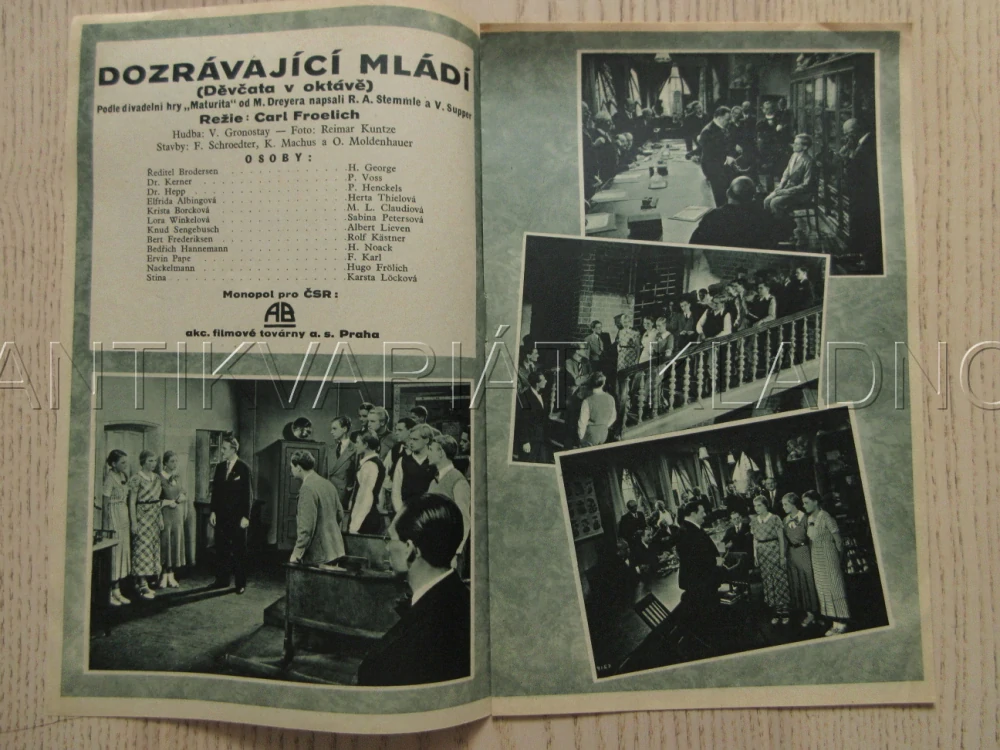 DOZRÁVAJÍCÍ MLÁDÍ, H. GEORGE, P. VOSS, P. HENCKELS, BIO PROGRAM BČA