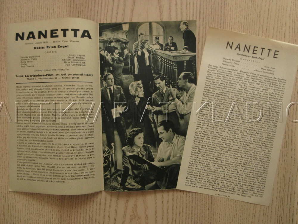 NANETTA, J. JUGOVÁ, A. SCHOENHALS, O. LIMBURGOVÁ, BIO PROGRAM BČA