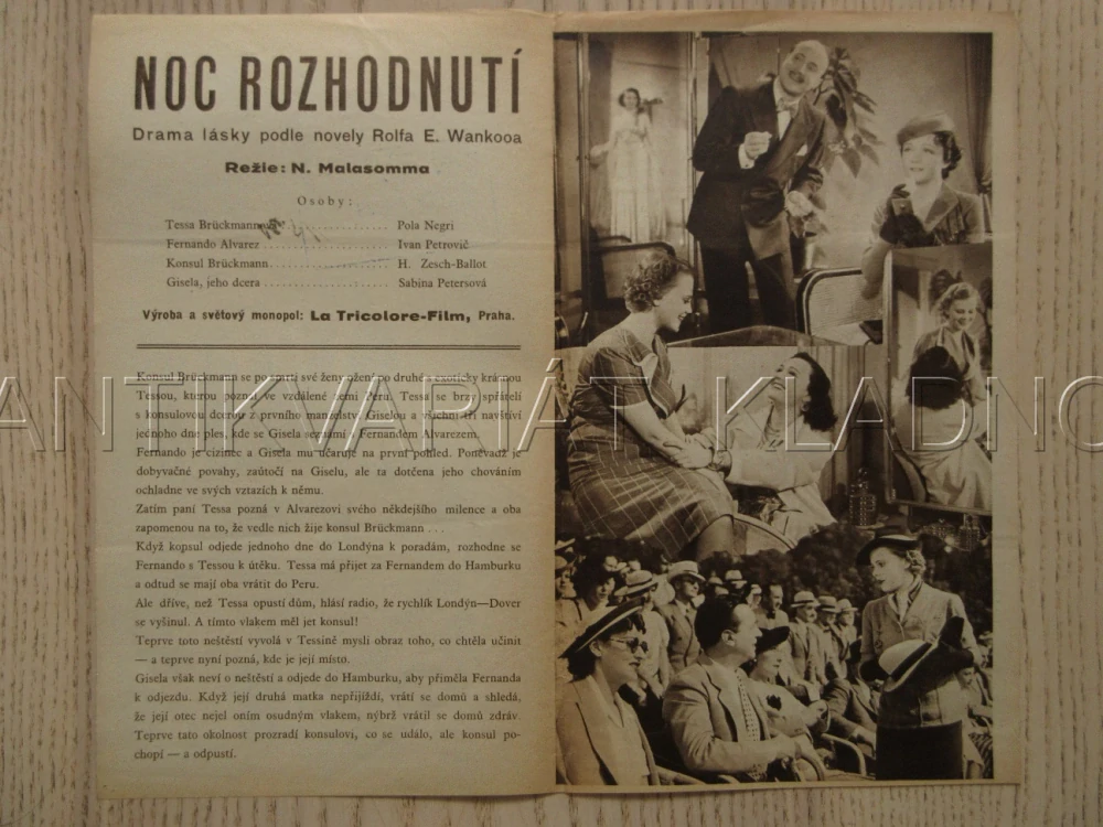 NOC ROZHODNUTÍ, P. NEGRI, I. PETROVIČ, S. PETERSOVÁ, BIO PROGRAM BČA