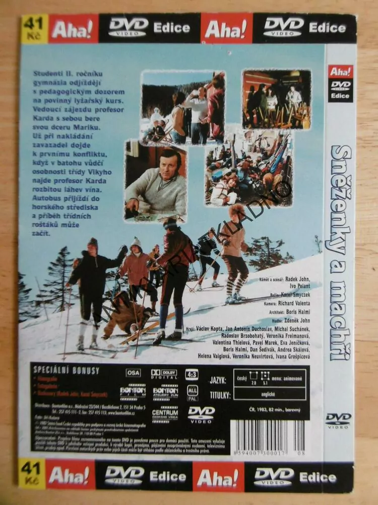 SNĚŽENKY A MACHŘI, DVD FILM 