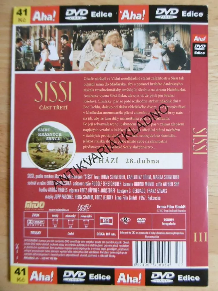 SISSI, 3., DVD FILM 