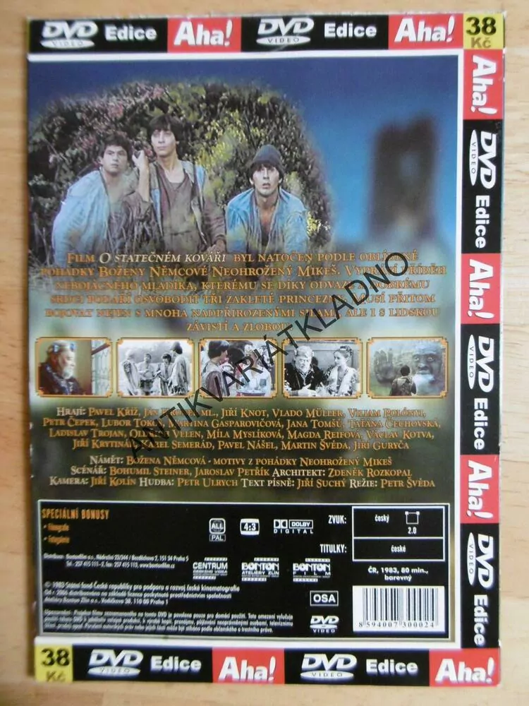 O STATEČNÉM KOVÁŘI, DVD FILM 