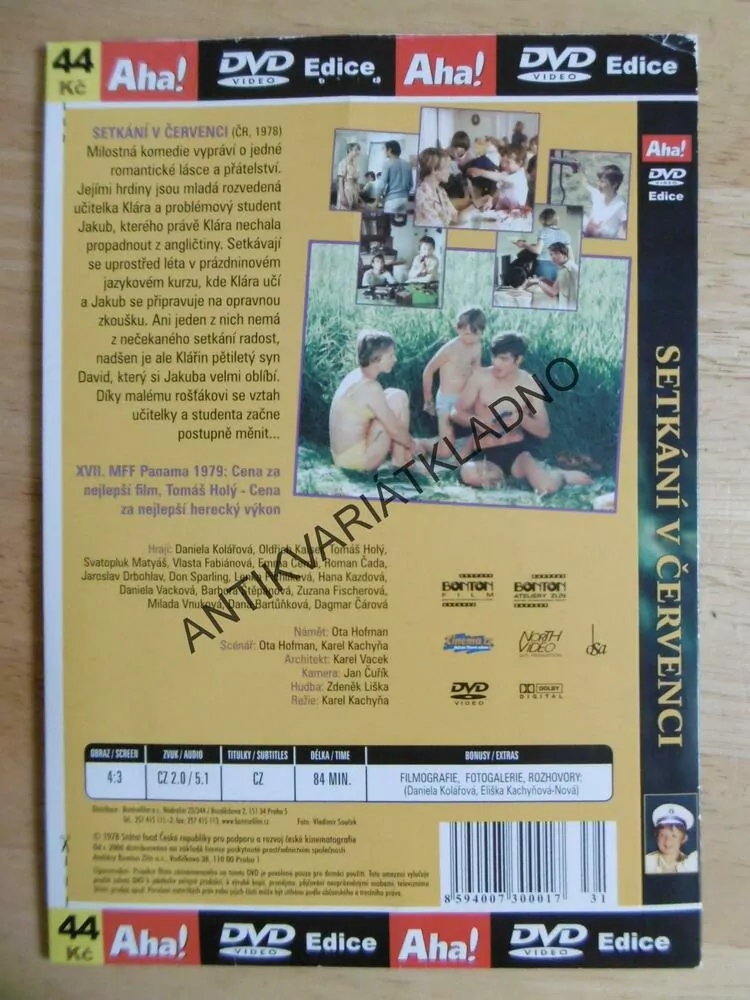 SETKÁNÍ V ČERVENCI, DVD FILM 