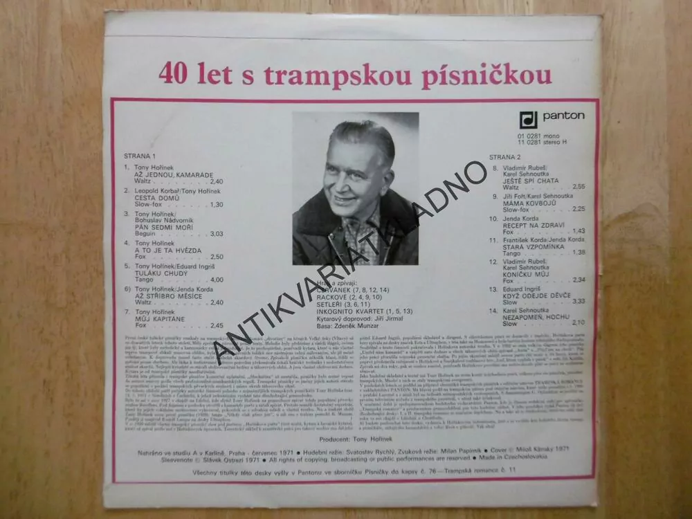 40 LET S TRAMPSKOU PÍSNIČKOU, 1971