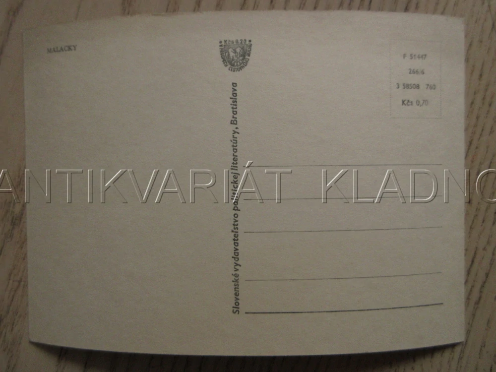 MALACKY, NÁMĚSTÍ, OKRES MALACKY, SLOVENSKO, POHLEDNICE 853