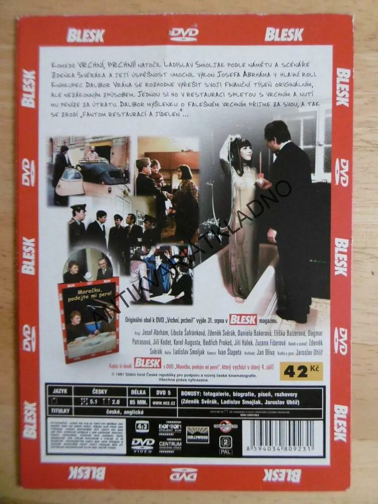 VRCHNÍ, PRCHNI!, DVD FILM 