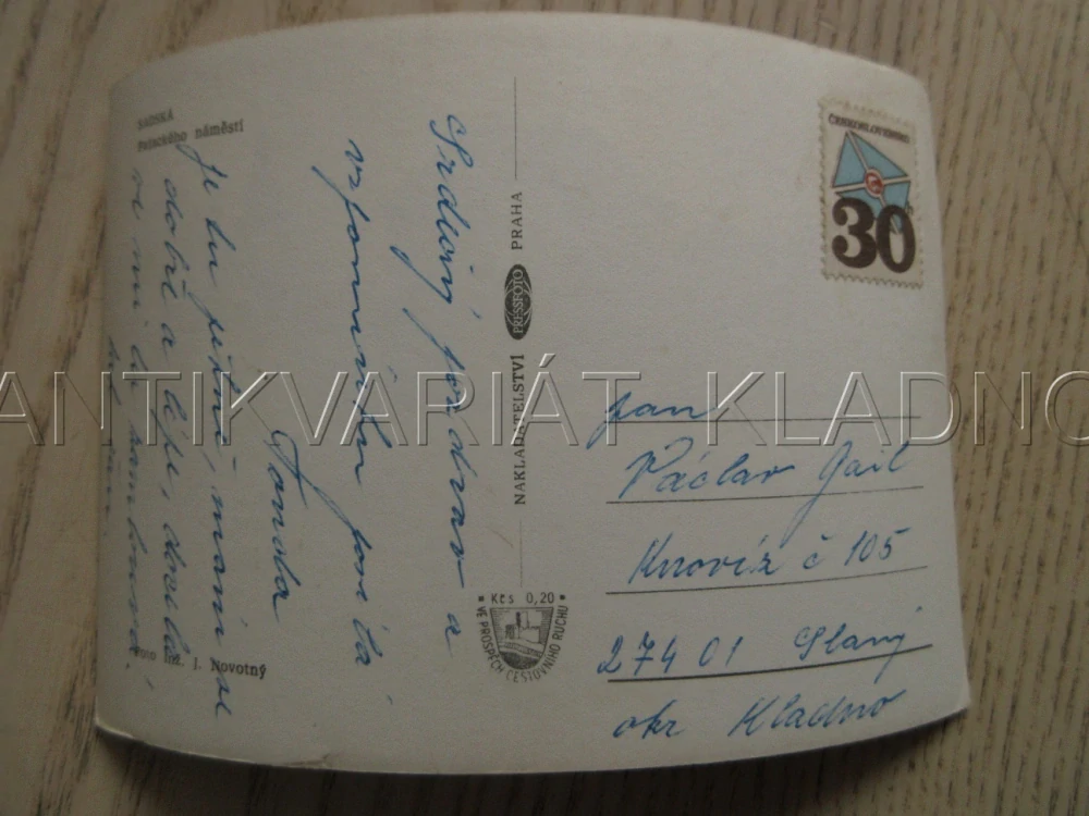 SADSKÁ, PALACKÉHO NÁMĚSTÍ, OKRES NYMBURK, POHLEDNICE 862