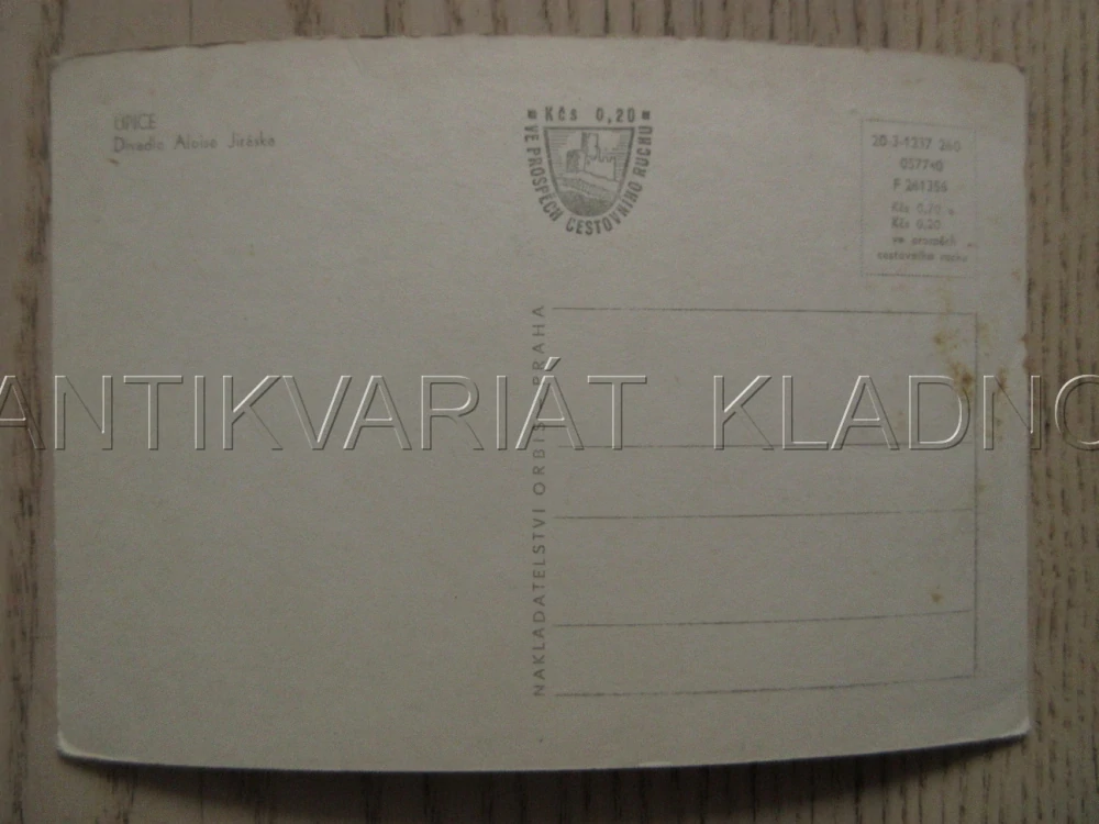 ÚPICE, DIVADLO ALOISE JIRÁSKA, OKRES TRUTNOV, POHLEDNICE 940