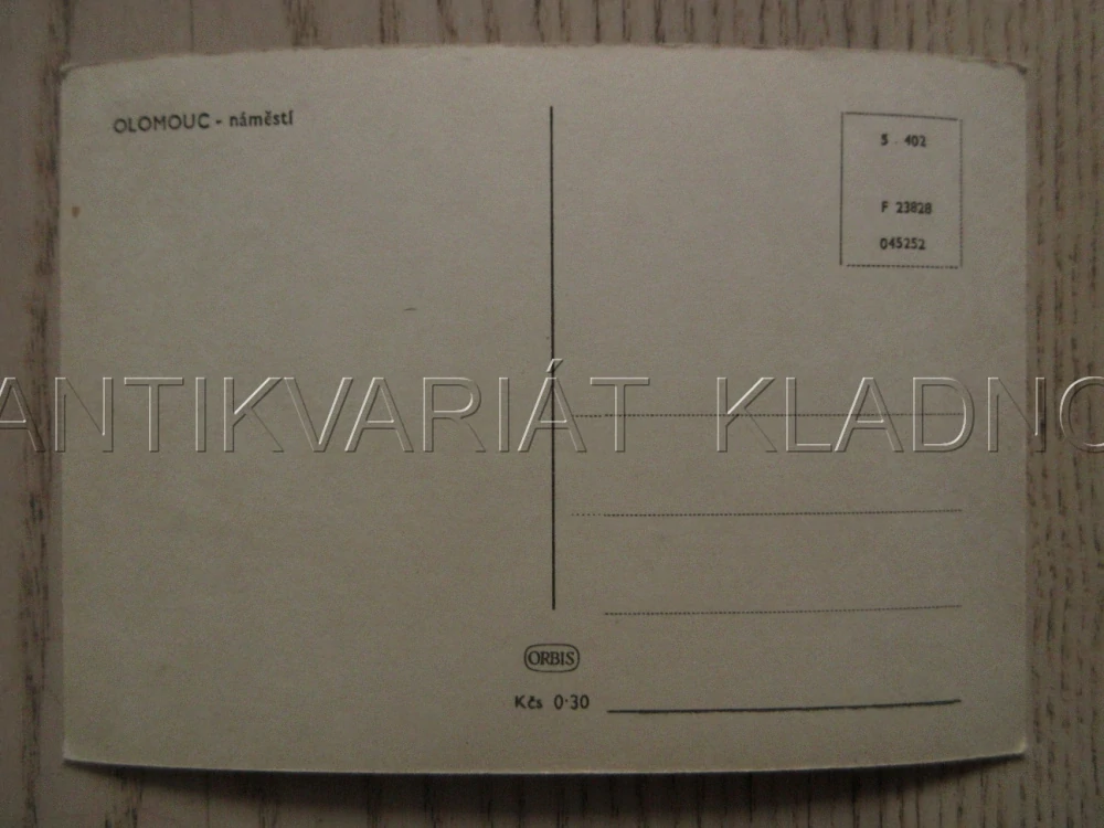 OLOMOUC, NÁMĚSTÍ, SLOUP NEJSVĚTĚJŠÍ TROJICE, OKRES OLOMOUC, POHLEDNICE 947