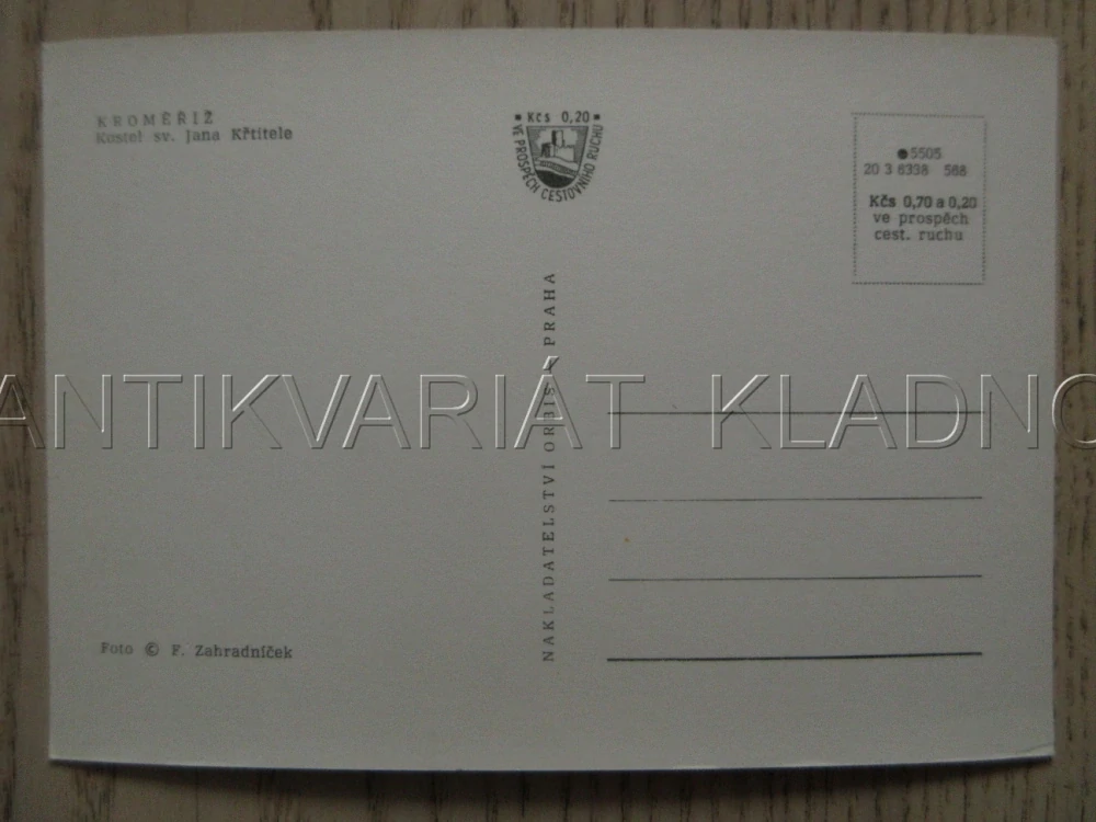 KROMĚŘÍŽ, KOSTEL SV. JANA KŘTITELE, OKRES KROMĚŘÍŽ, POHLEDNICE 958