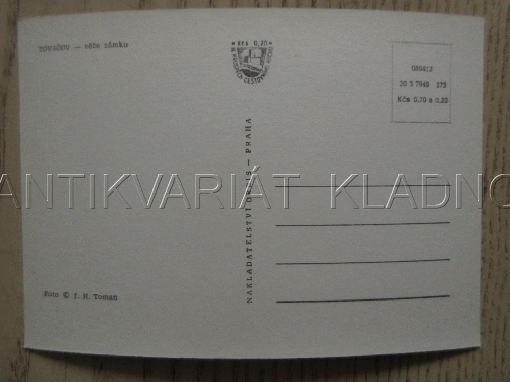 TOVAČOV, VĚŽE ZÁMKU, OKRES PŘEROV, POHLEDNICE 965