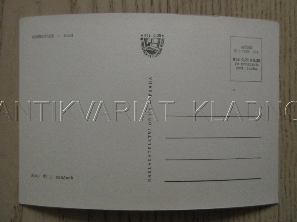 BOSKOVICE, HRAD, OKRES BLANSKO, POHLEDNICE 979