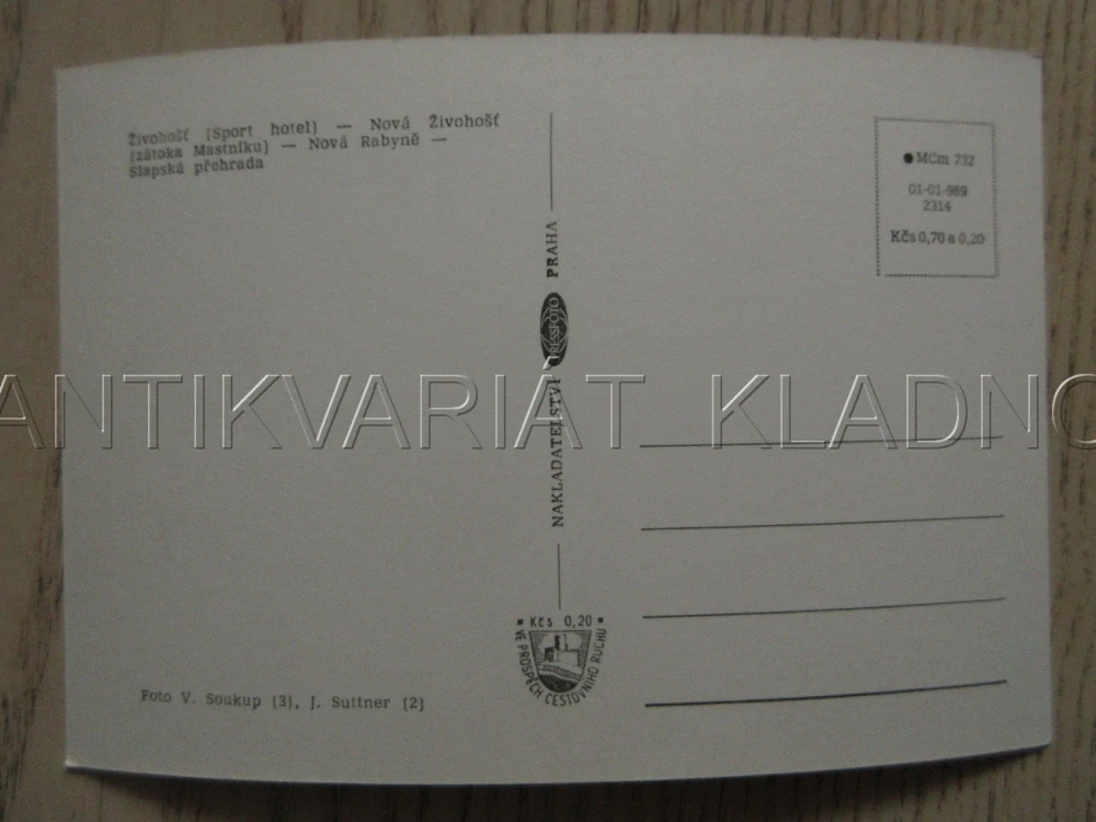 SLAPSKÁ PŘEHRADA, ŽIVOHOŠŤ, NOVÁ RABYNĚ, OKRES PŘÍBRAM, POHLEDNICE 995