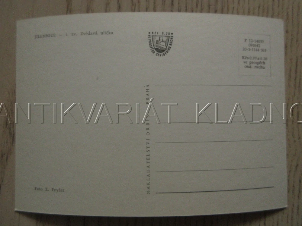 JILEMNICE, ZVĚDAVÁ ULIČKA, OKRES SEMILY, POHLEDNICE 996