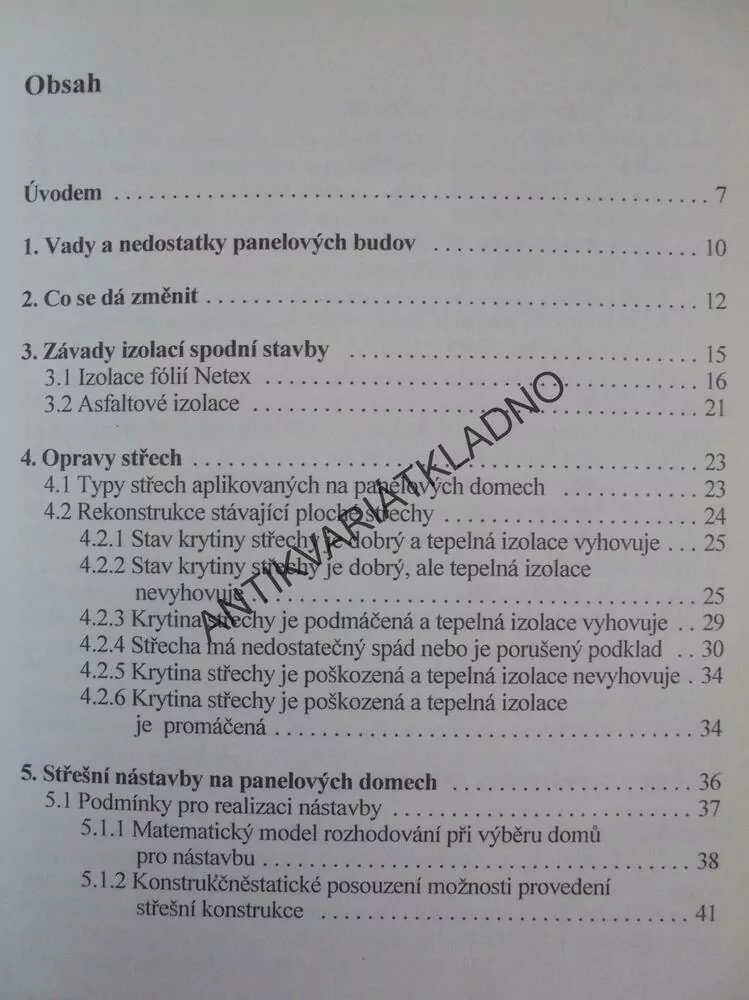 REKONSTRUKCE V PANELOVÉM DOMĚ 4, PROFI, HOBBY, 22, **an