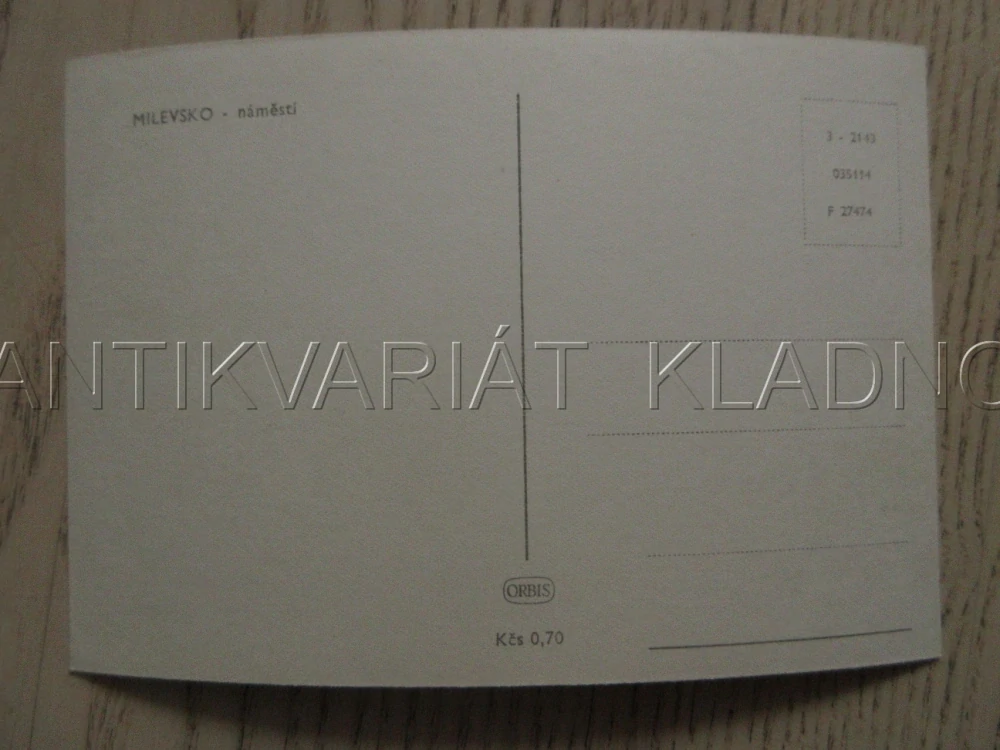 MILEVSKO, NÁMĚSTÍ, VETERÁN, OKRES PÍSEK, POHLEDNICE 1057