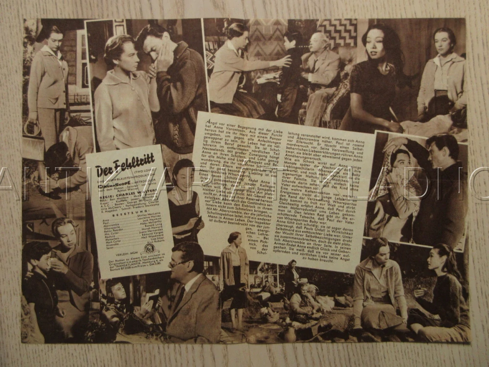 TWO LOVES, S. MACLAINE, L. HARVEY, J. HAWKINS, BIO PROGRAM Č. 5824