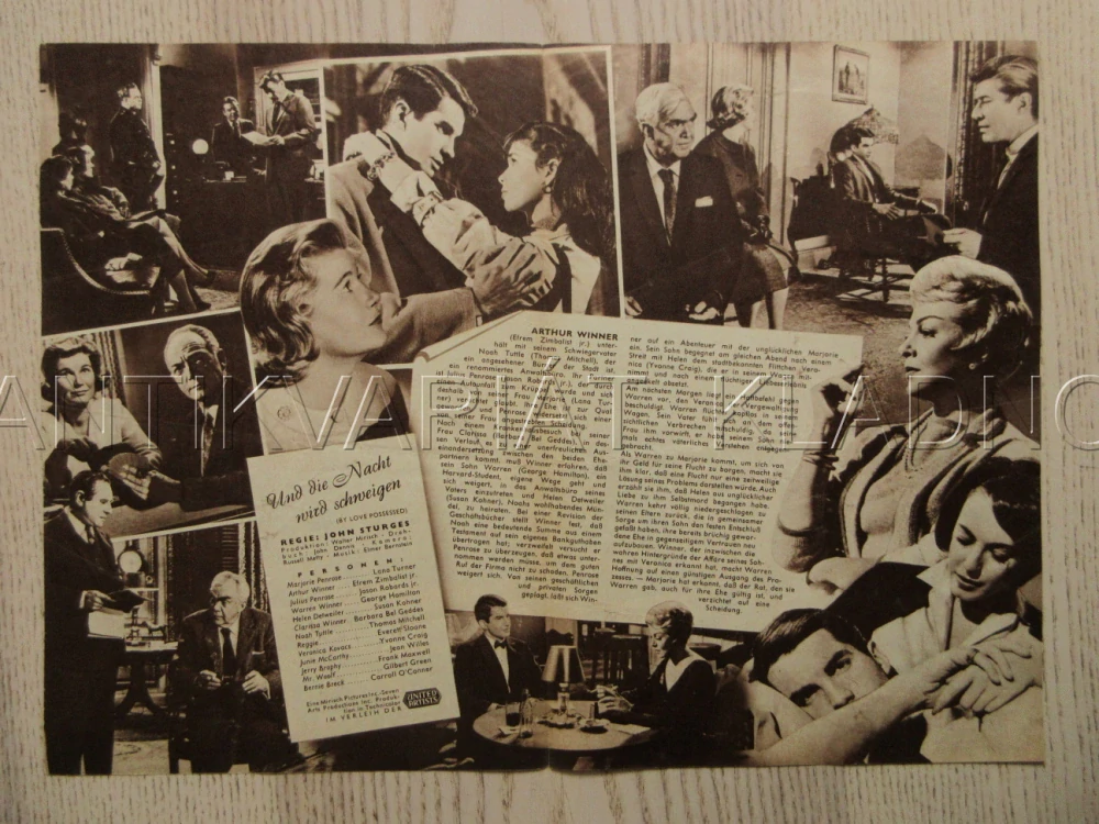 BY LOVE POSSESSED, L. TURNER, E. ZIMBALIST JR., G. HAMILTON, BIO PROGRAM Č. 5918