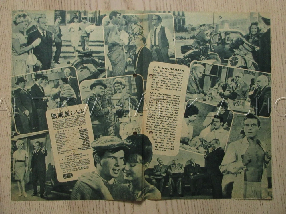 RAZ, DVA, TŘI, J. CAGNEY, H. BUCHHOLZ, A. FRANCIS, BIO PROGRAM Č. 5989