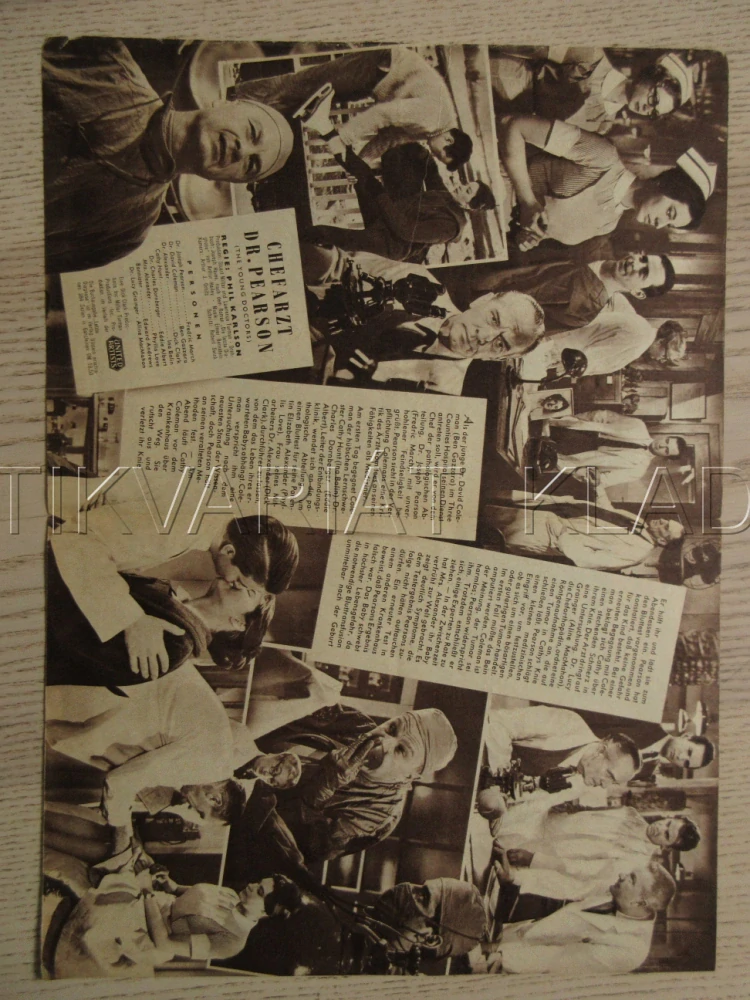 THE YOUNG DOCTORS, F. MARCH, B. GAZZARA, D. CLARK, BIO PROGRAM Č. 6021