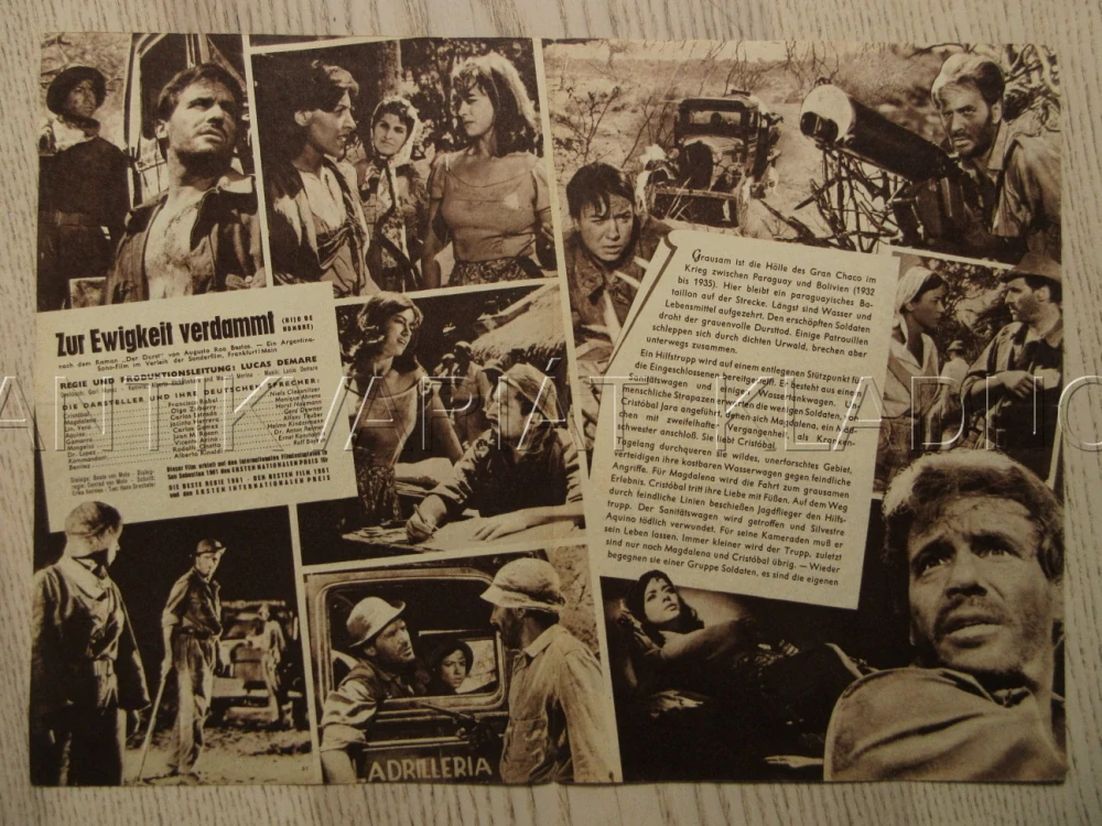 ZELENÉ PEKLO, F. RABAL, O. ZUBARRY, C. ESTRADA, BIO PROGRAM Č. 6145