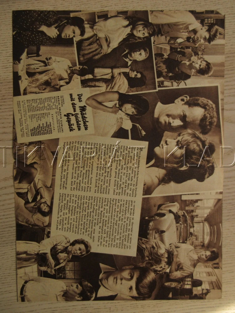 DĚVČE SE ZAVAZADLEM, C. CARDINALE, J. PERRIN, R. GARRENE, BIO PROGRAM Č. 6206