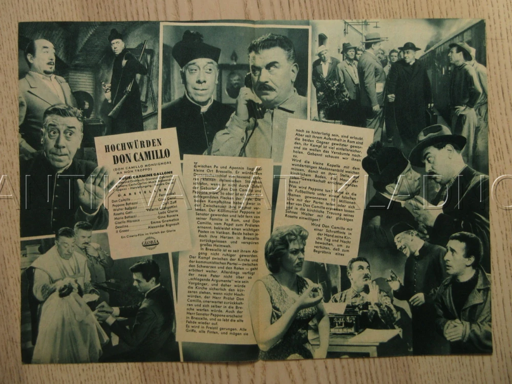 DON CAMILLO MONSIŇOR... ALE NE MOC, FERNANDEL, G. CERVI, C. ZOFF, BIO PROGRAM Č. 6260