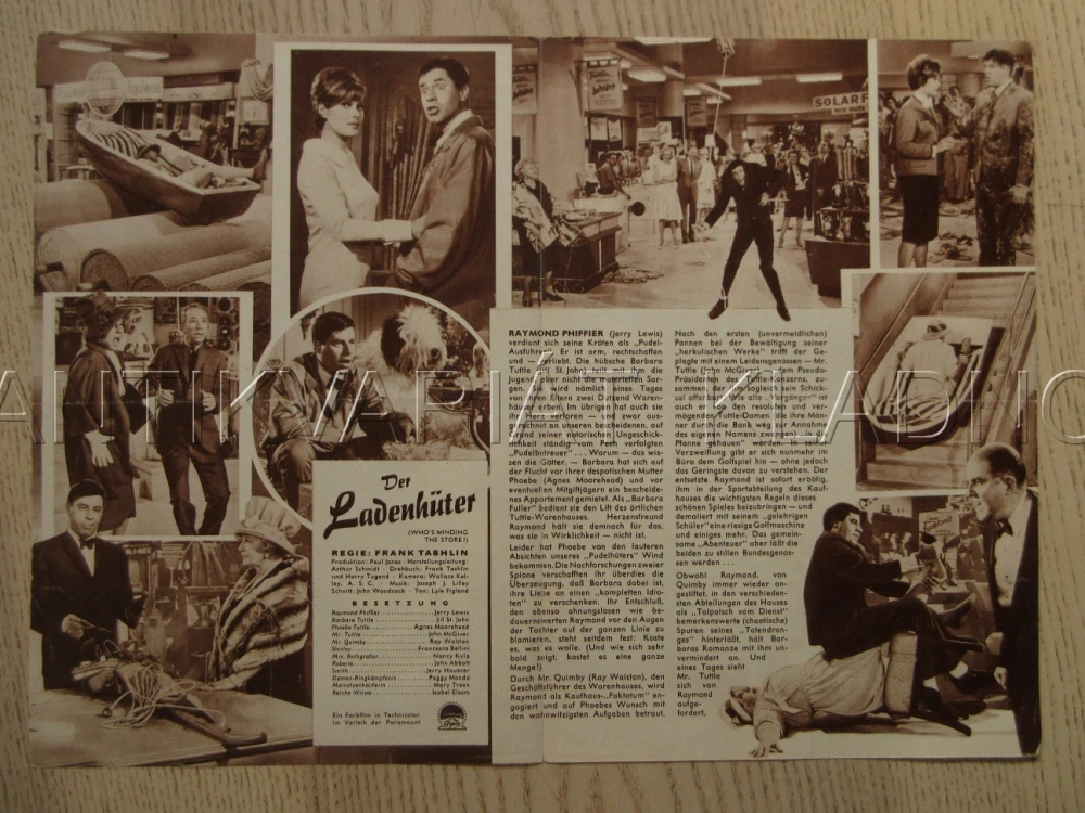 WHO'S MINDING THE STORE?, J. LEWIS, J. ST. JOHN, A. MOOREHEAD, BIO PROGRAM Č. 6731