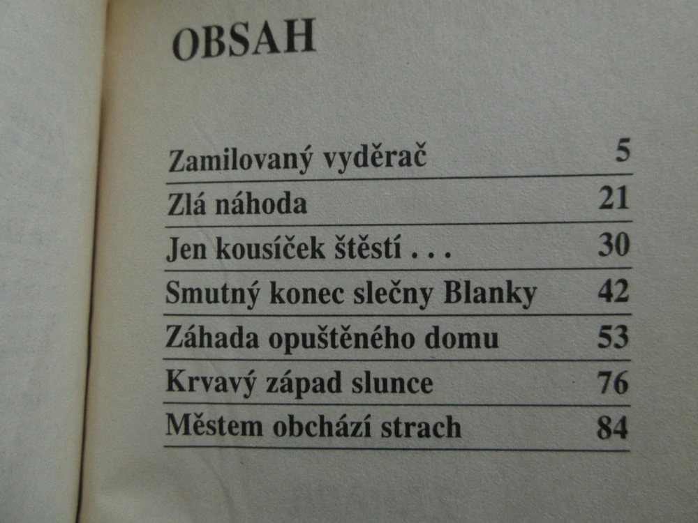 ZÁHADA OPUŠTĚNÉHO DOMU, FRANTIŠEK UHER, **an