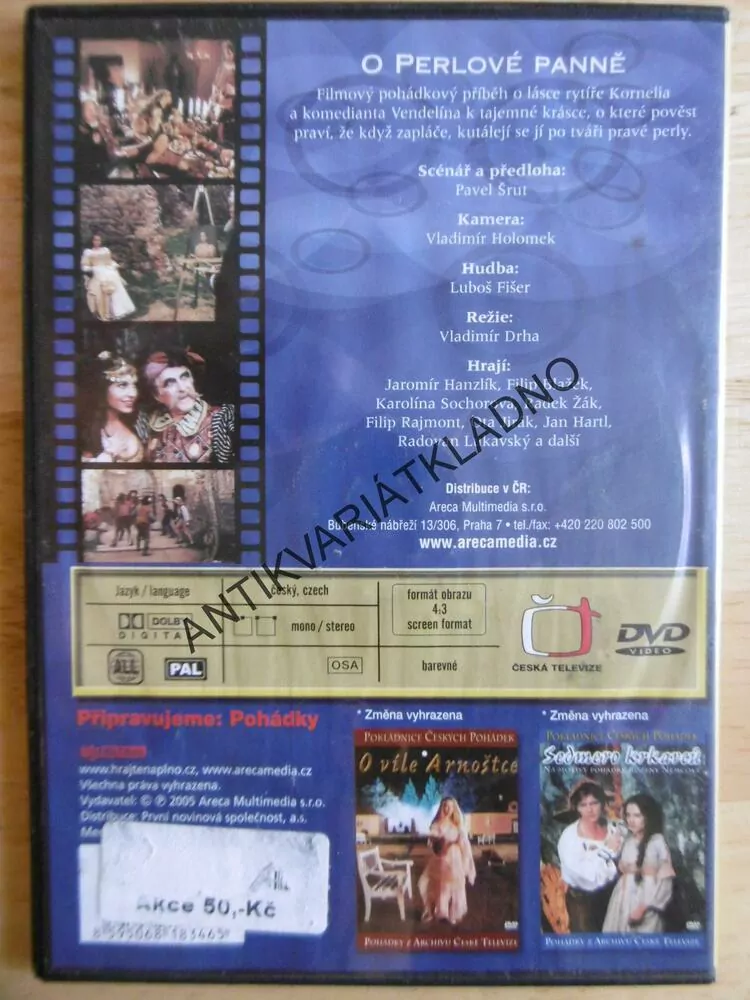 O PERLOVÉ PANNĚ, DVD FILM 