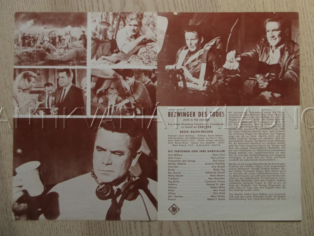 FATE IS THE HUNTER, G. FORD, N. KWAN, R. TAYLOR, BIO PROGRAM Č. 6949