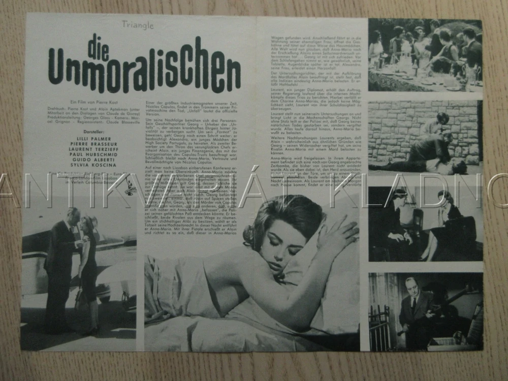 LE GRAIN DE SABLE, DIE, DIE UNMORALISCHEN, L. PALMER, P. BRASSEUR, L. TERZIEFF, BIO PROGRAM Č. 6991