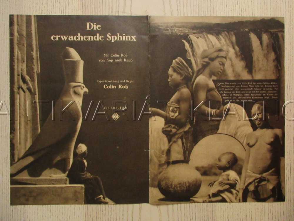 DIE ERWACHENDE SPHINX, C. ROSS, FILM KURIER
